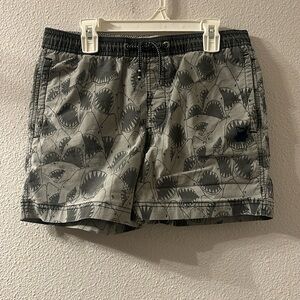 Party Pants shark print swim trunks size XL